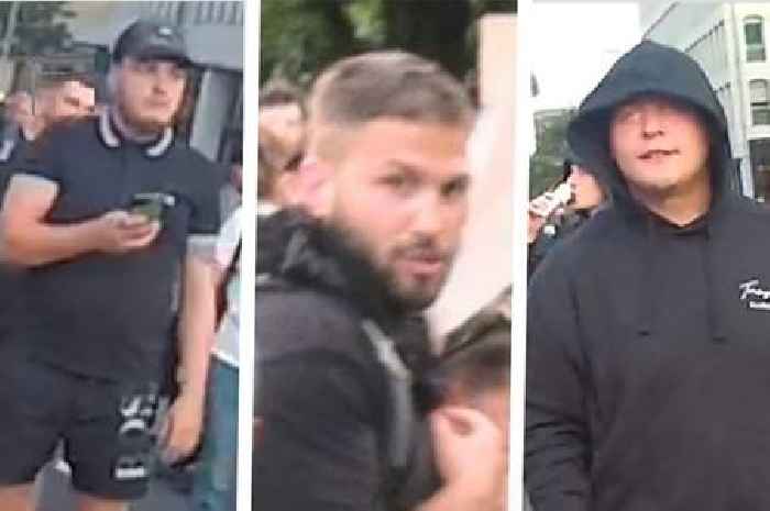 Pictures of three more men wanted by police after Bristol riot