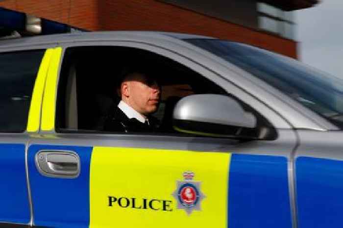 Man punches police car window with shattered glass cutting officer's face outside Surrey pub