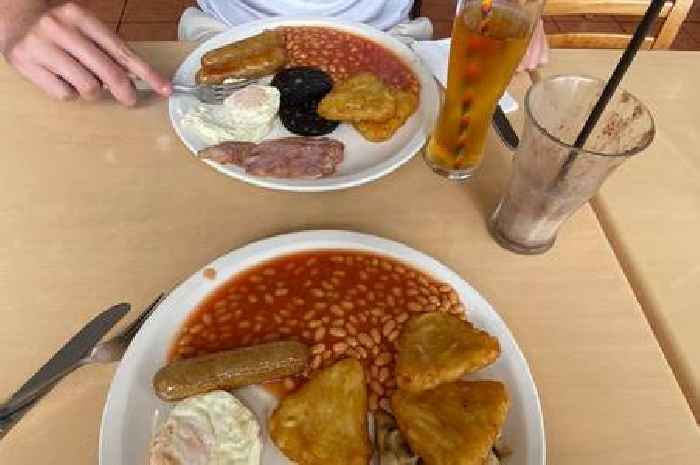 I tried a full English breakfast at Nottingham café that customers say is one of the best