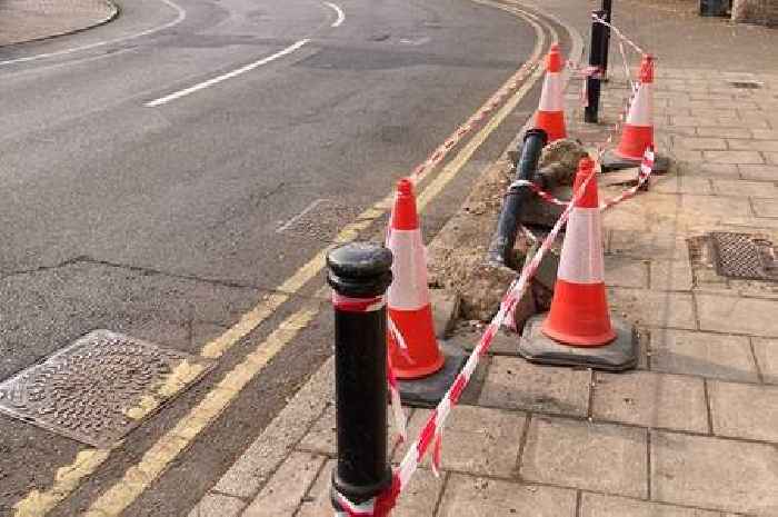 Safety concerns over Cambs road after second crash at same corner sees car smash into bollards