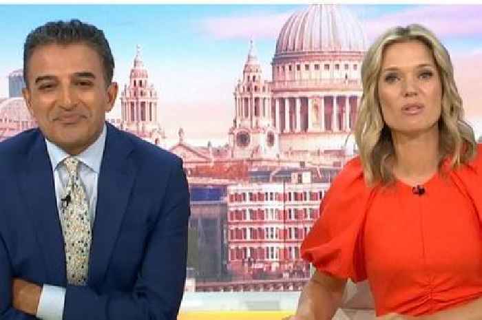 ITV GMB Charlotte Hawkins returns to Good Morning Britain after two week break