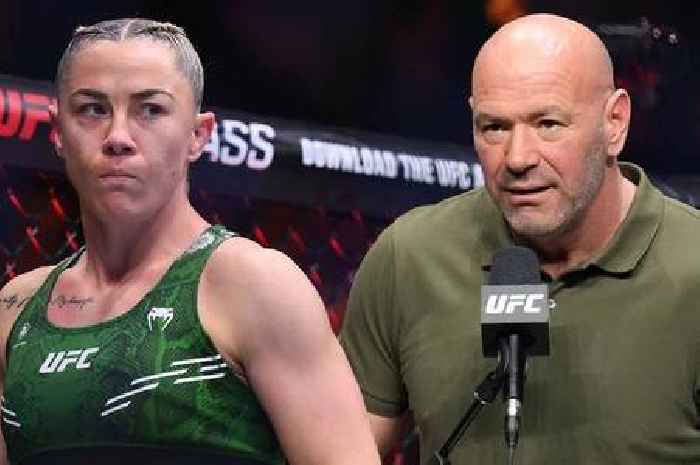 Molly McCann celebrated knockout with 'couple of bevvies' on Dana White's knee