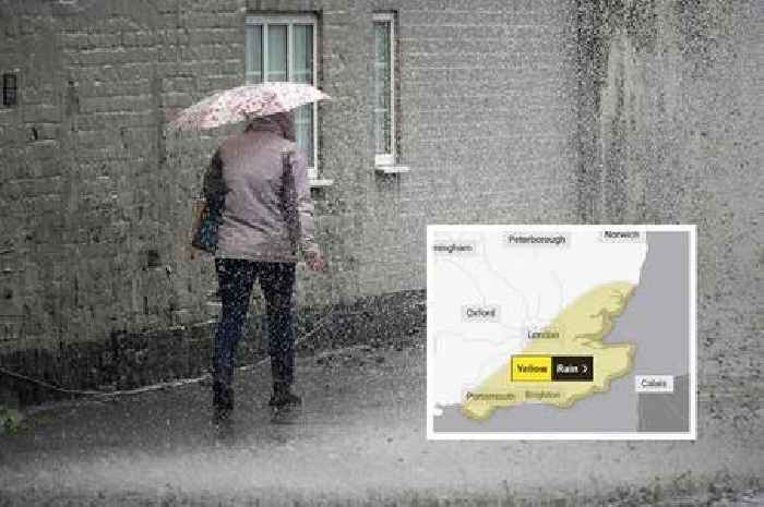 Met Office warning for Surrey bank holiday for heavy rain with 'risk of floods'