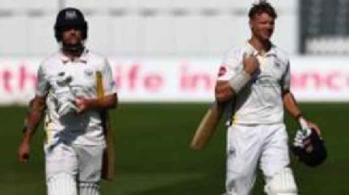 Gloucestershire pair score double centuries