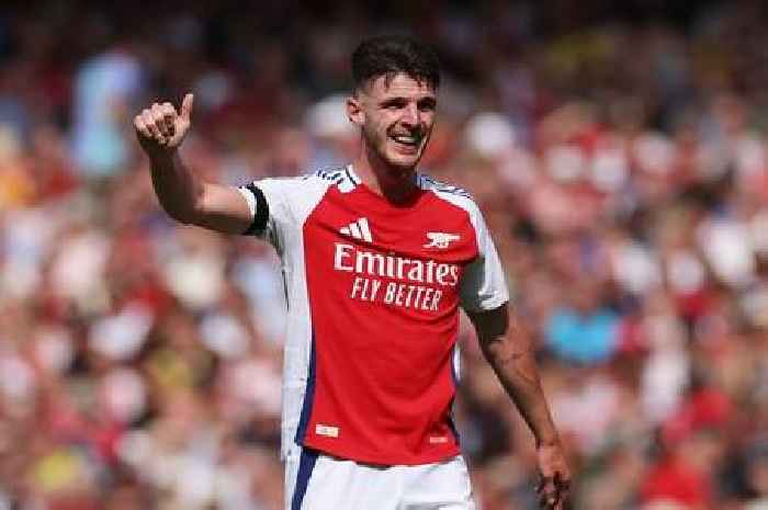 Full Arsenal squad revealed for Aston Villa clash amid Declan Rice and Bukayo Saka worries