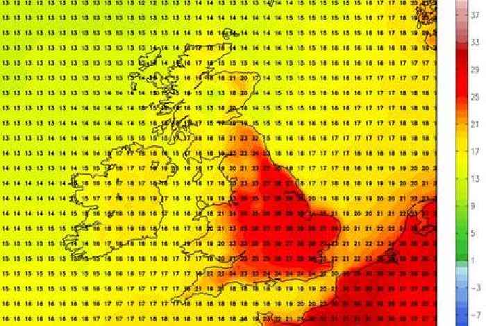 Exact date when new heatwave maps turn red with 29C scorcher to hit UK after dreary Bank Holiday