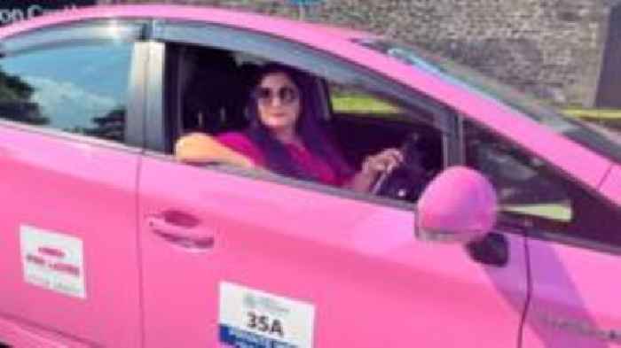 'My pink taxis are only for women and girls'