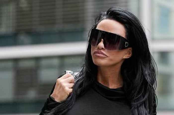 Katie Price swears and says 'scumbags' as she leaves court hearing