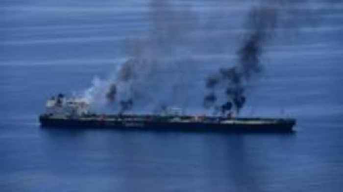 Tanker attacked by Houthis could be leaking oil - US