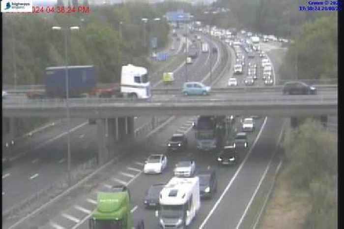 Live: M5 rush hour chaos after fuel spillage shuts lane near Bristol