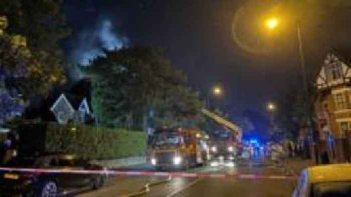 Fire crews called to overnight blaze at building