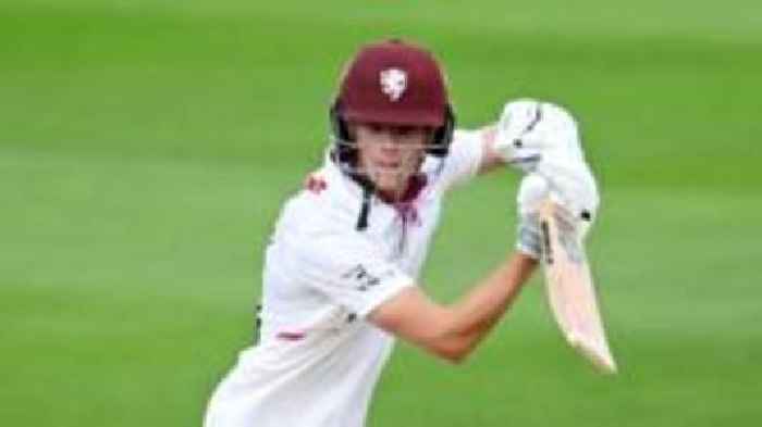 Abell hits century for Somerset as Vaughan debuts