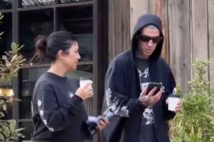 Kourtney Kardashian and Travis Barker spotted holidaying in the Cotswolds