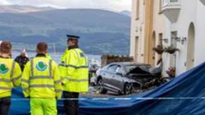 Two pedestrians and driver dead after car crash in seaside town