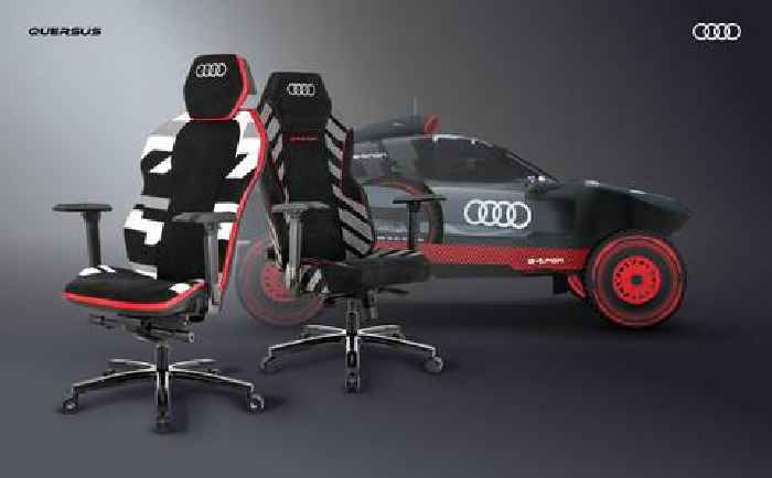  QUERSUS AND AUDI COMBINE UNIQUE MOTORSPORT DESIGN WITH FUTURISTIC ERGONOMIC CHAIRS