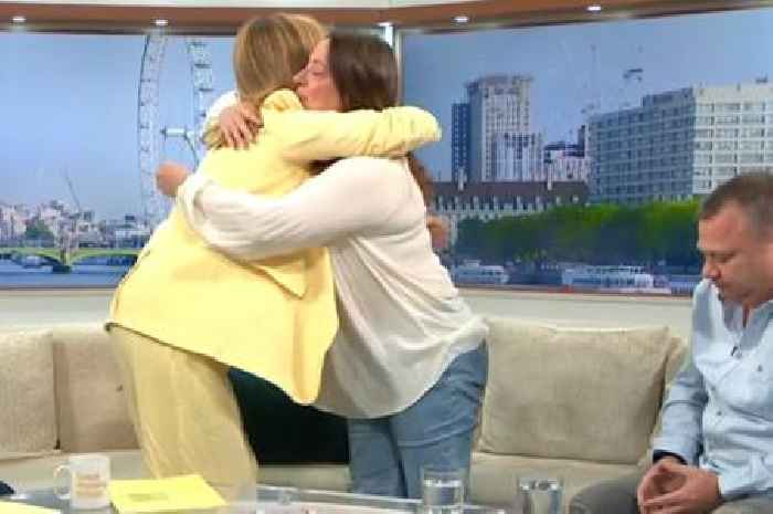 Emotional Kate Garraway pauses GMB to comfort grieving mum after daughter's death