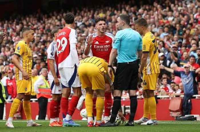 Ex-Premier League referee gives Arsenal brutally honest verdict on Declan Rice red card decision