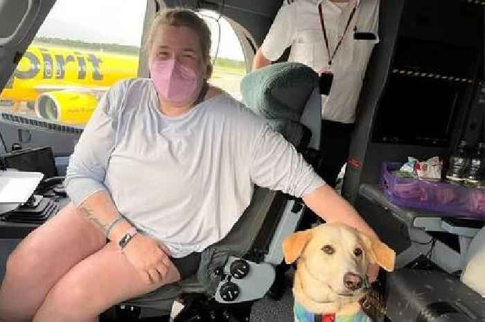 American woman claims medical dog banned on Orkney to Edinburgh flight