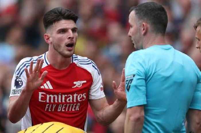 Can Arsenal appeal Declan Rice red card after Brighton controversy as Tottenham hope explained