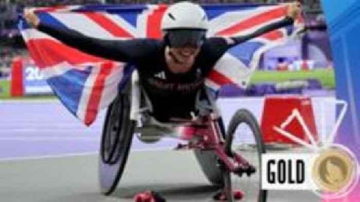 Watch Kinghorn claim surprise Paralympic gold