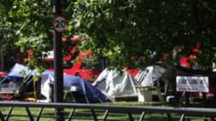 Park Lane homeless camp set to be cleared by TfL