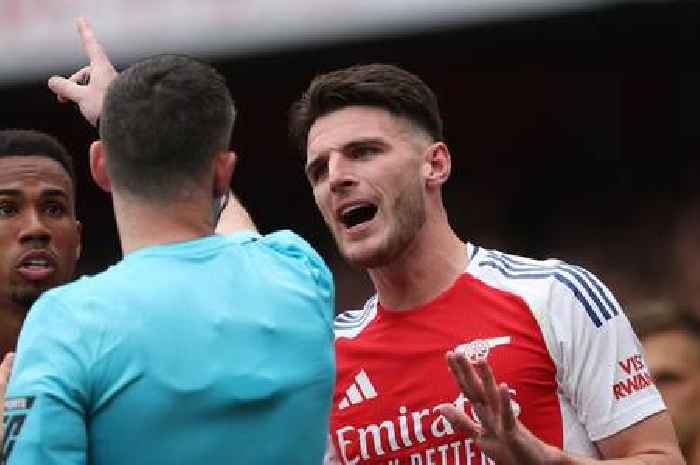 Arsenal fans 'lost respect' for ex-player after role in Declan Rice red card controversy