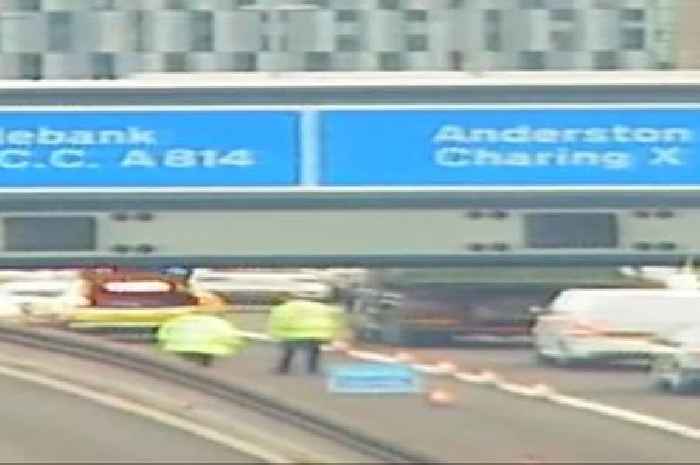 M8 crash in Glasgow sparks rush hour chaos as emergency crews race to Kingston Bridge