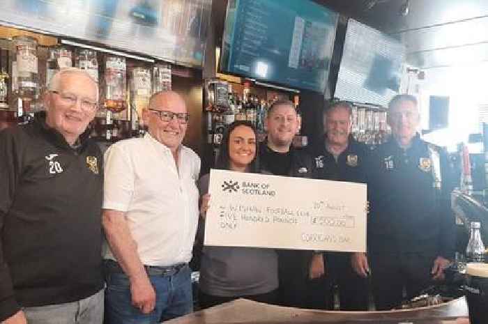 Staff and regulars at Wishaw bar help raise cash in memory of much-loved colleague