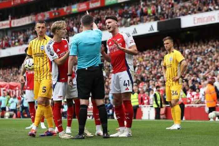 Premier League urged to make simple rule change after Declan Rice Arsenal red card