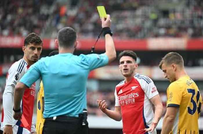 Declan Rice red card Arsenal drama takes new twist as additional suspension risk emerges