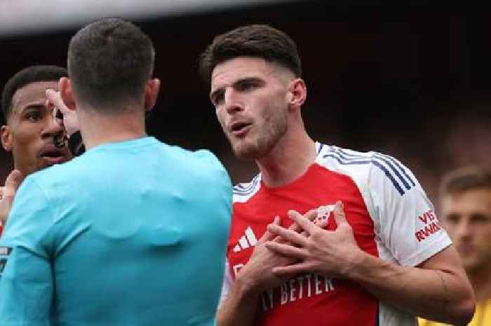 Ian Wright fumes at new Declan Rice Arsenal red card issue in controversial rule change demand