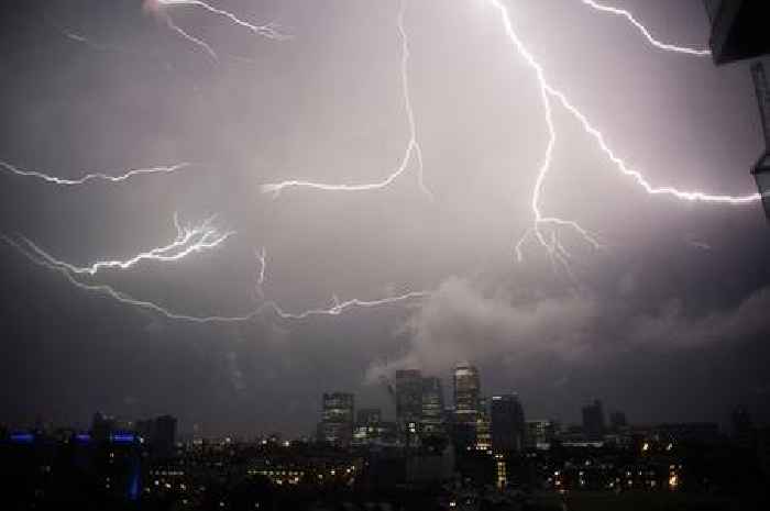 UK braces for potential amber weather warning as thunderstorms set to unleash weeks' worth of rain