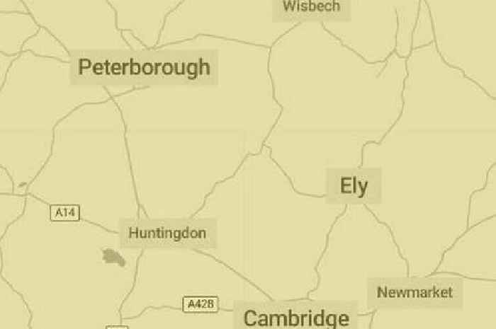 Met Office issues 21-hour rain warning for Cambridge, Peterborough and Ely