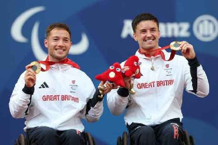 Gordon Reid celebrates 'Golden Slam' after Paris Paralympic doubles gold