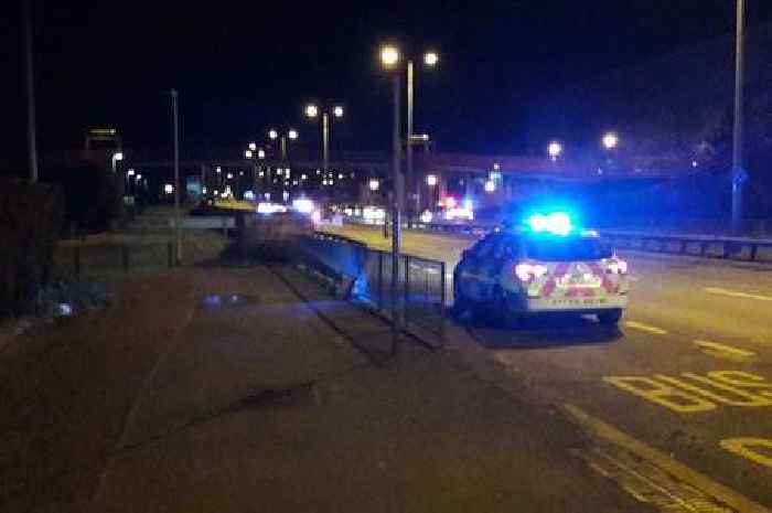 Police issue statement after woman on A50 bridge taken home