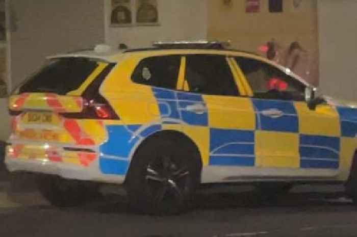 Live updates as five police cars on Stoke-on-Trent street