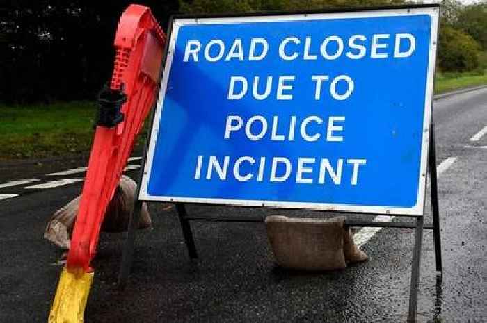 Biker suffers 'serious injuries' as crash shuts North Staffordshire road