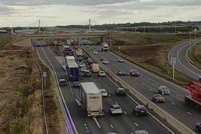 Live A14 traffic updates today as crash causes delays towards Cambridge