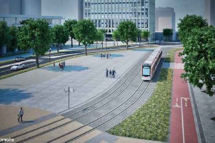 First images show the £100m new tram route that will run through the middle of Cardiff