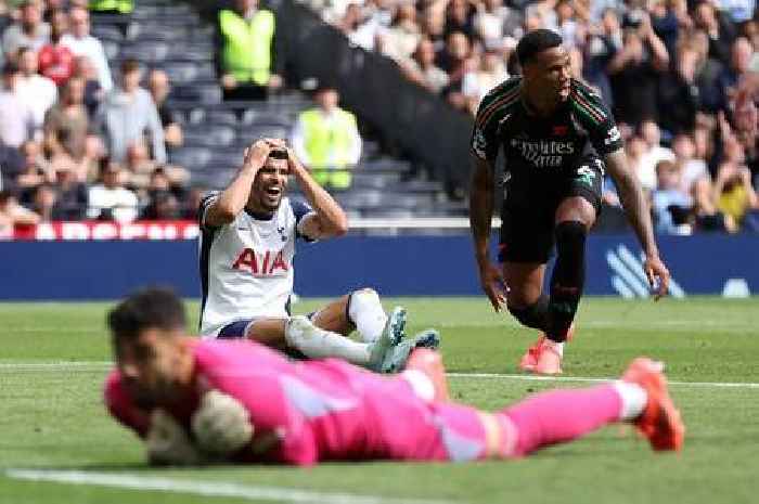 Tottenham player ratings vs Arsenal - Cristian Romero's costly error as Solanke shows promise