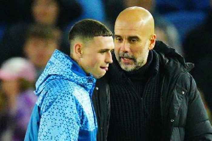 Phil Foden injury update from Pep Guardiola as Man City face Inter Milan then Arsenal