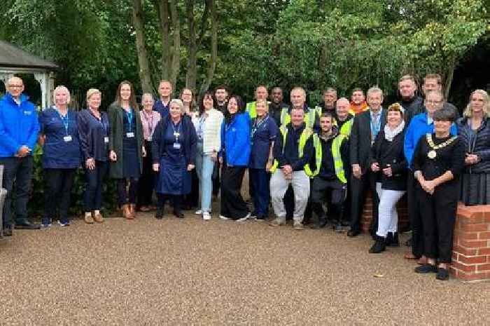 Nottingham City Hospital reopens 'beautiful' hospice garden - a 'very special place' for families