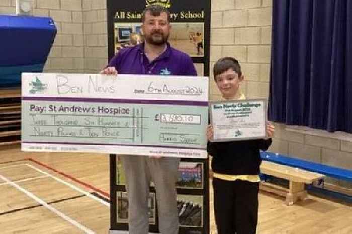 Airdrie schoolboy, eight, scales Ben Nevis to raise more than £3k for St Andrew's Hospice