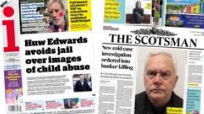 Scotland's papers: Edwards avoids jail and cold case probe into banker murder