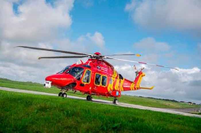 Air ambulance rushes man to hospital after serious Cornwall crash