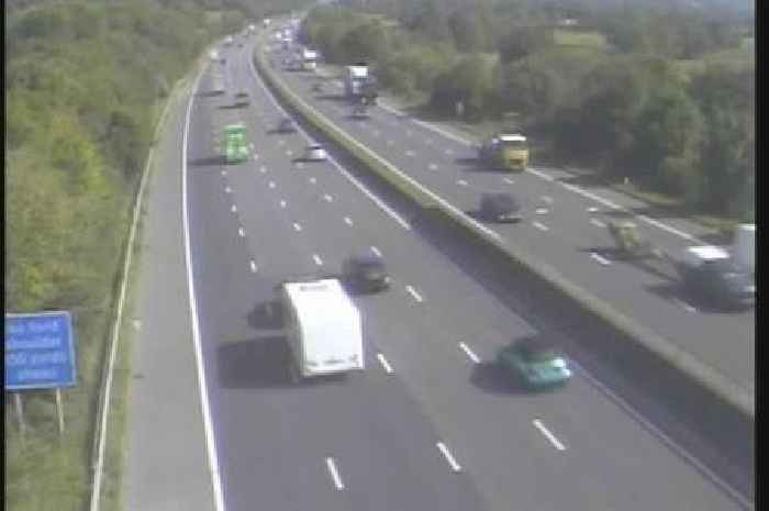 Live M5 updates as crash forces slip road closure