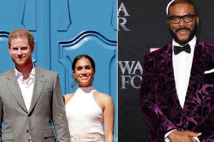 Prince Harry and Meghan Markle join Oprah at Tyler Perry's lavish £23m birthday bash in Montecito