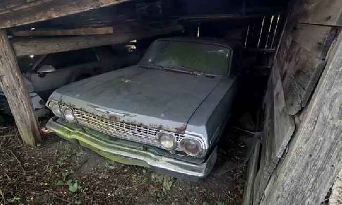 Abandoned Property Hidden in the Woods Is Packed With Derelict Classics