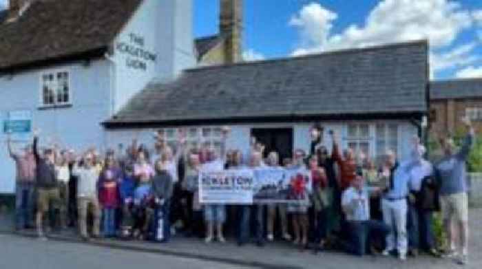 Village raises £440,000 to save last pub from sale