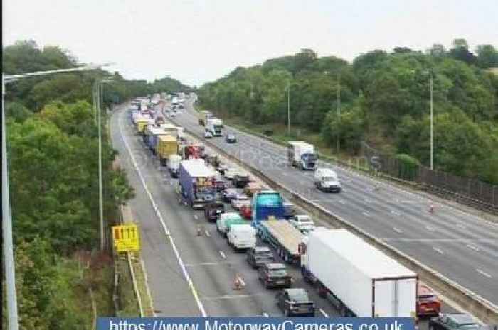 Live M25 updates as crash causes long delays